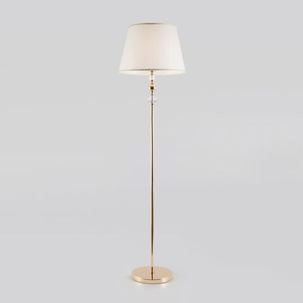 Классический торшер с абажуром 01072/1 золото