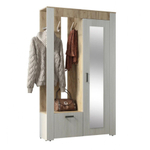 Прихожая Шкаф многоцелевого назначения Франк крафт/ясень белый(последний экземпляр)