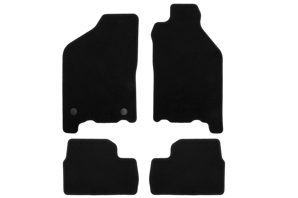 Коврики в салон для ВАЗ 2114 2001-2013, хэтчбек, 4 шт. (текстиль) KLEVER01520901200K