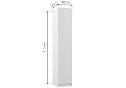 Шкаф Мадера ДМ лдсп белый