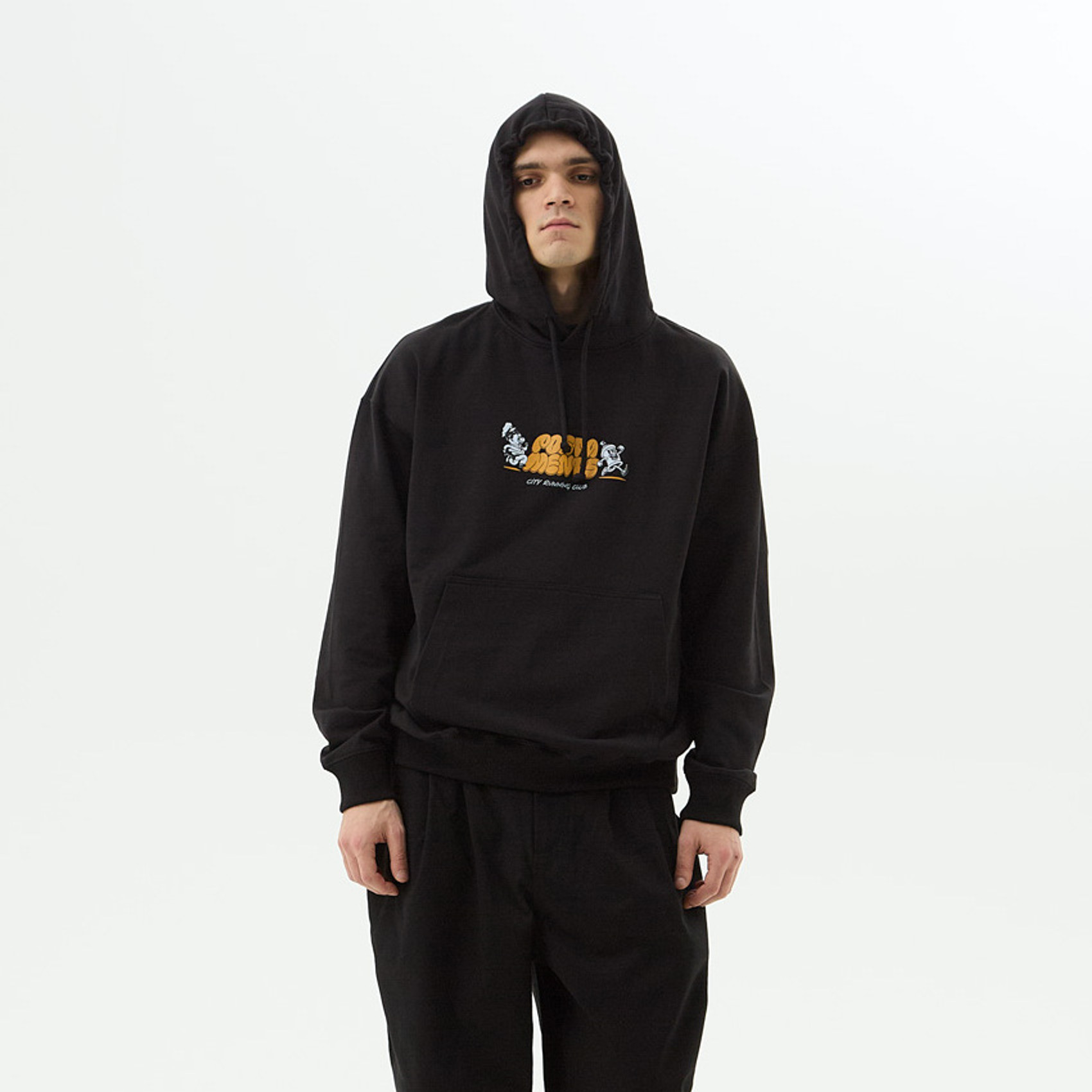 Худи Postaments Running Club (black) артикул: - купить в магазине Дайс