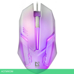 Мышь Defender Cyber MB-560L белый (52561)