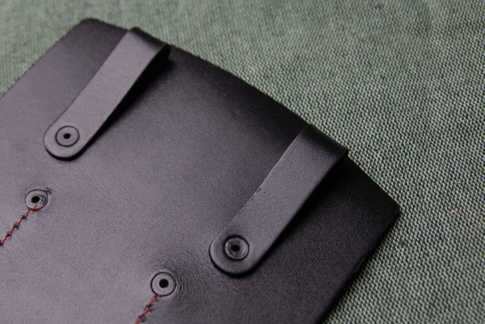 Чехол кожаный большой для трех метательных ножей