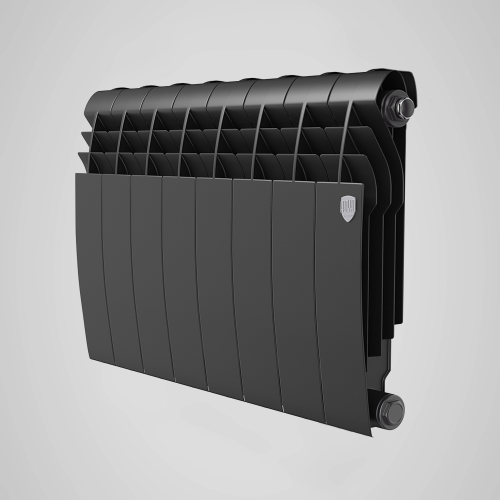 Биметаллический радиатор Royal Thermo Biliner 350 Noir Sable (10 секции)
