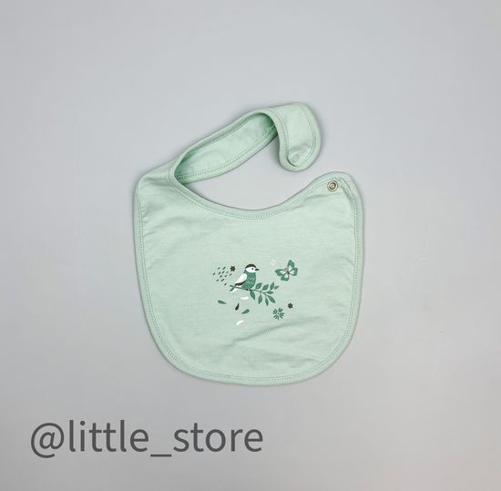 Нагрудник хлопковый "Весенняя зелень"