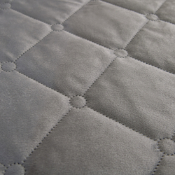 Велюровое покрывало ромб OVF043