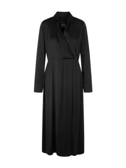 Marc Cain Платье из струящейся ткани с запахом