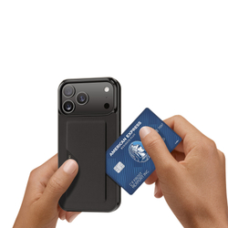 Чехол с MagSafe и отделение для карт (картхолдер) для iPhone 17 Pro, от Dux Ducis, серия Pocard Series Case