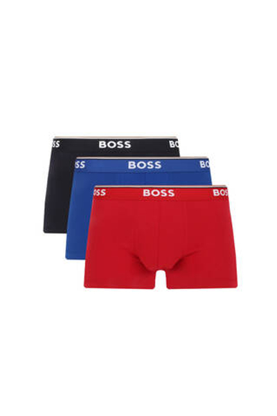 Трусики-боксеры 3шт. Trunk 3P Power BOSS BLACK - голубой(50475274)