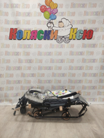 Санки-коляски Galaxy Snow Glory Gloss серый