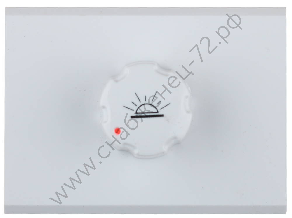 СВЕТОЗАР Эффект, без вставки и рамки 60-500Вт, Диммер (SV-54442-W)