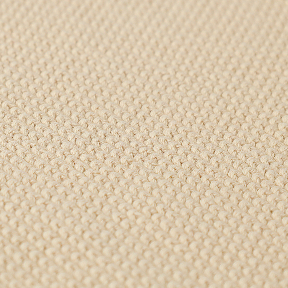 Набор из двух кухонных вязаных полотенец из коллекции essential, серое/экрю