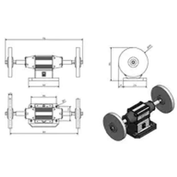 Круг полировальный твердый Optimum Ø 350×40 мм