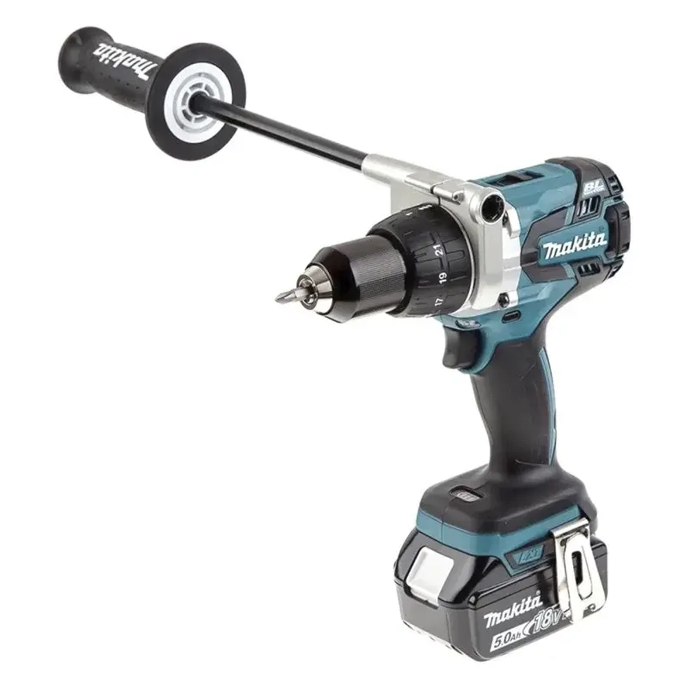 Makita DDF481RTE дрель-шуруповер (2 x 5 Ач, ЗУ)