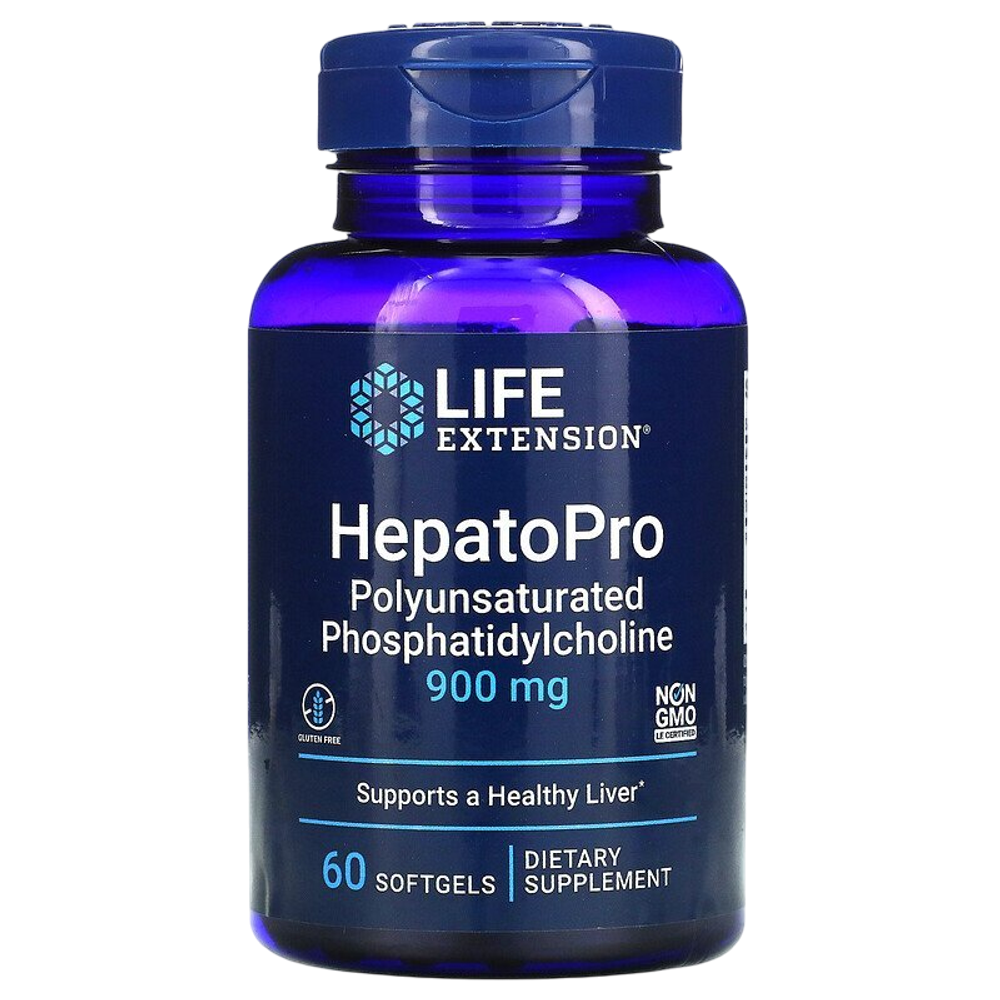 Life Extension Hepato Pro 900 mg 60 softgels, ГепатоПро, Комплекс для печени
