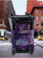 Сумка на колесиках , хозяйственная , сумка-тележка , с выдвижной ручкой.