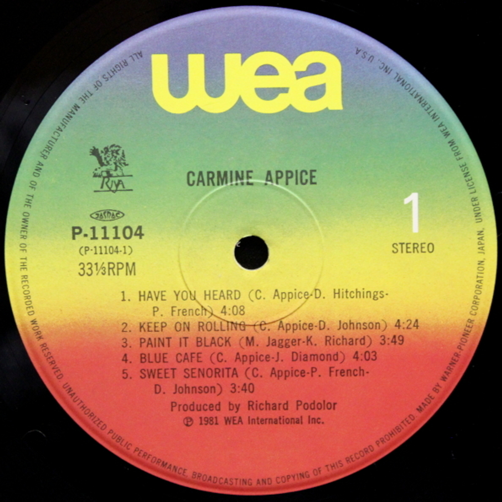 Carmine Appice / Carmine Appice (LP)