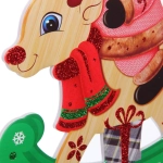 Украшение новогоднее «Счастливый снеговик» 80*23