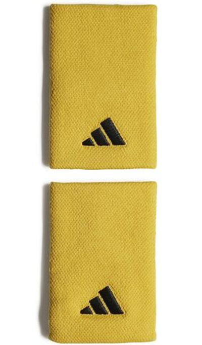 Напульсник теннисный Adidas Wristbands L (OSFM) - yellow/black