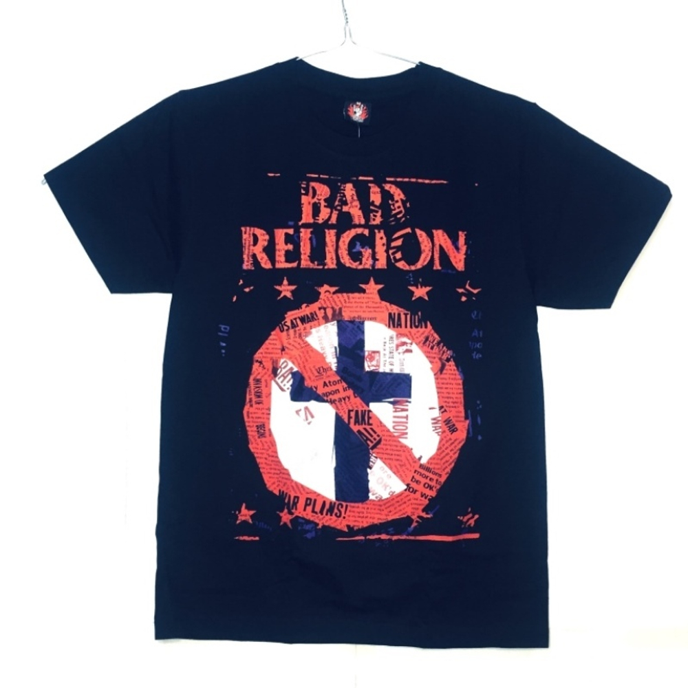 Футболка тайланд Bad religion лого газета (XS)