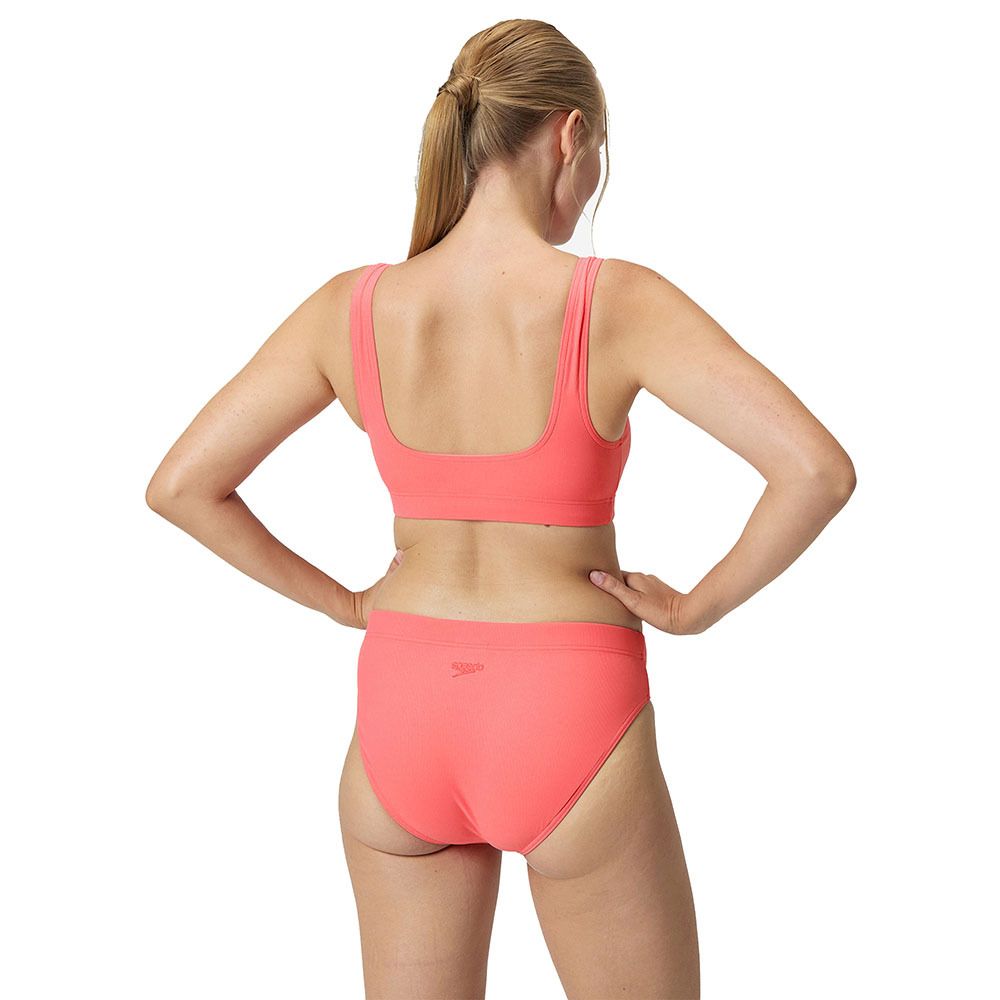 Купальник SPEEDO Textured Deep U-Back Bikinis, 8-00387517926, размер 32, российский размер 44, полиамид, эластан, полиэстер