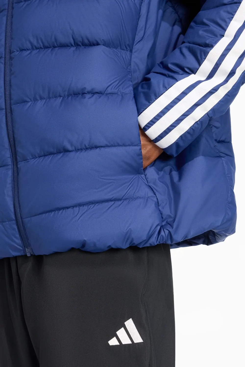 Куртка adidas Essentials CLIMAWARM 3-Stripes Synthetic Down - синий
