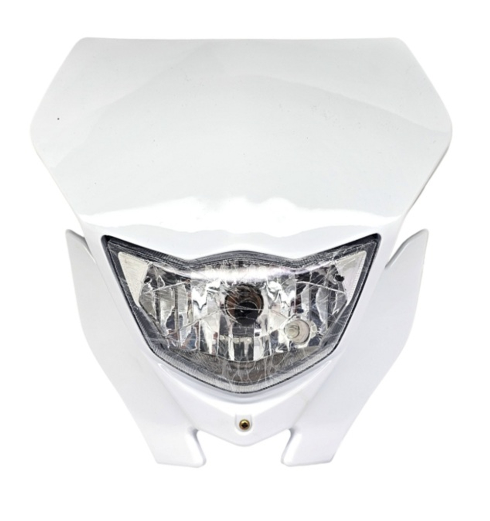 Фара в сборе Минск Х250 белый цвет