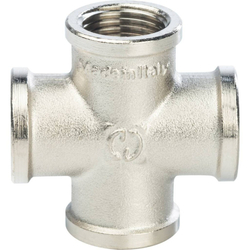 Крестовина ВВ никелированная 1/2 STOUT