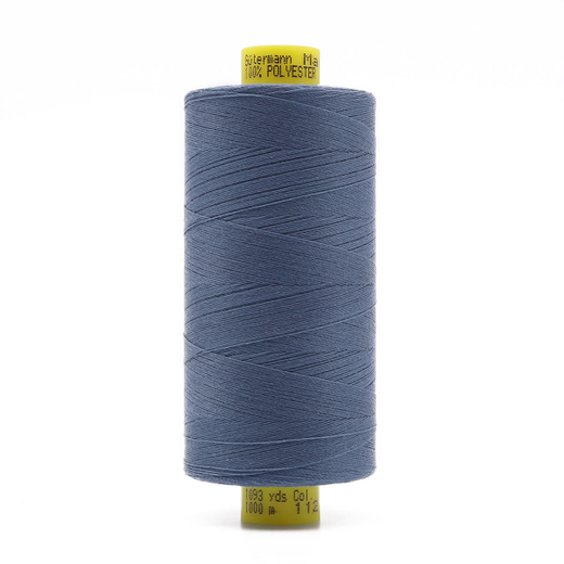 Нитки для отстрочки Gutermann Mara №30, 300м, серо-синий джинс