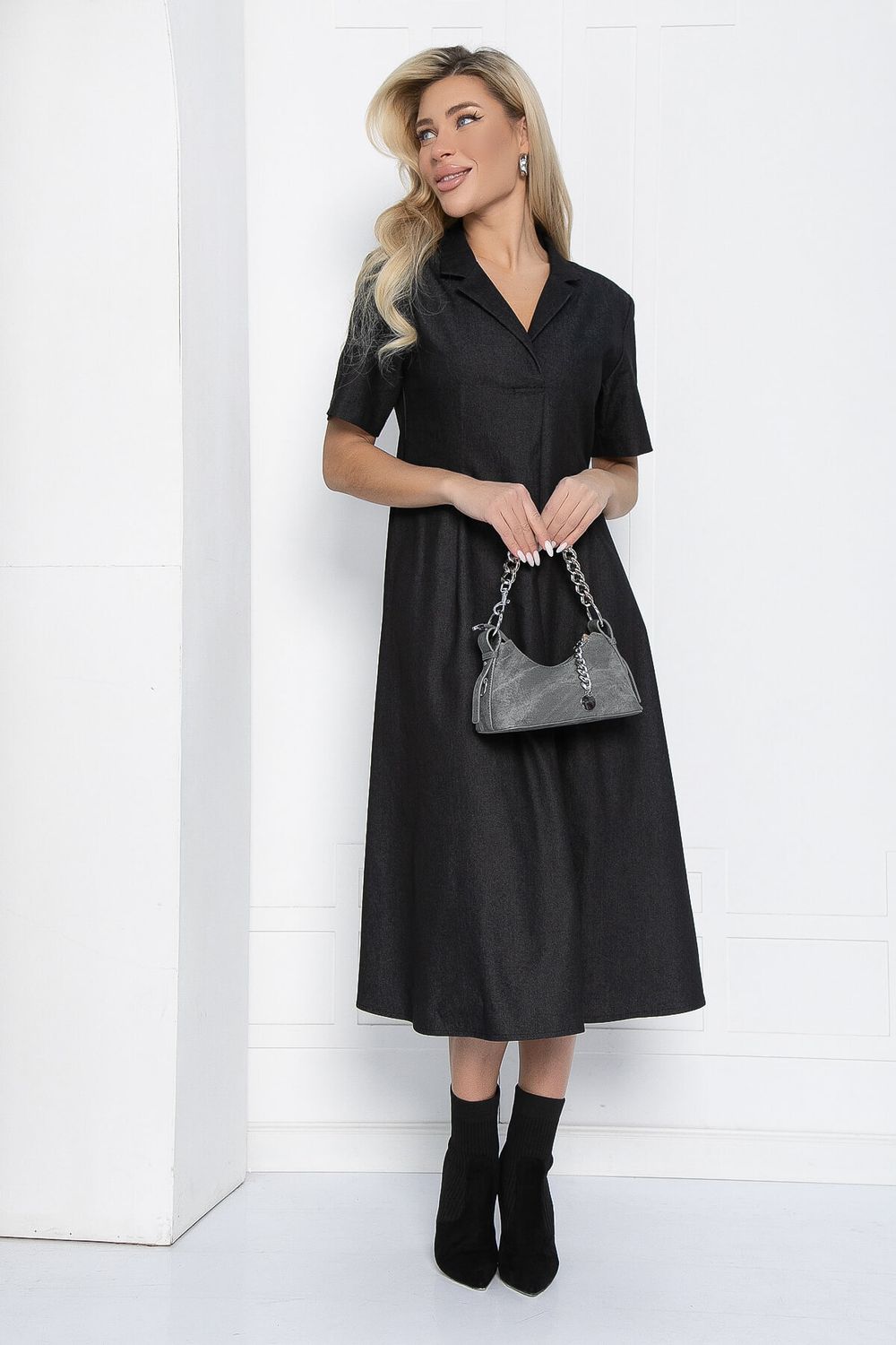 Платье (черное) Эльва П12439-2 LT Collection