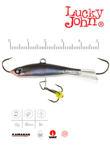 Балансир Lucky John NORDIC 4 с тр. 40мм/13H блистер