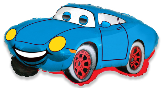 Фигура 32"/81см Гоночная Машина Синяя