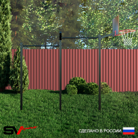 Уличный турник Sv Sport УТ-2.1К (Щит баскет/Кронш бокс)