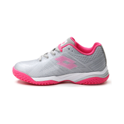 Детские теннисные кроссовки Lotto Mirage 300 II ALR All Court Shoe Kids - Grey, Pink