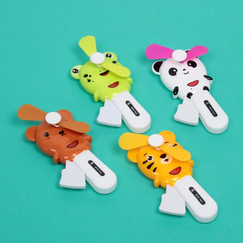 Вентилятор «Мир животных» 7,8*13,2 см, микс