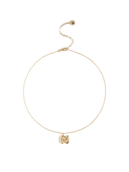 Колье с буквой