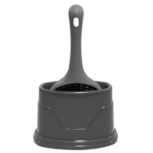 Cовок с подставкой Triol для кошачьего туалета, серый, 275*170*95мм