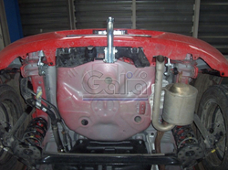 Фаркоп оцинкованный Galia T057A для Toyota Yaris 2005-2014(паспорт и сертификат в комплекте)(без электрики)