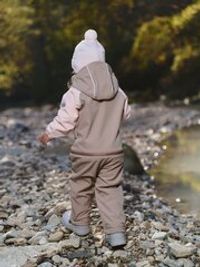 Комбинезон Softshell Колор-блок "Зефир" с варежками 0+