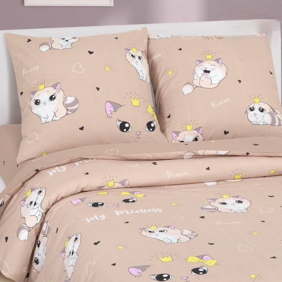 Полуторный комплект детского постельного белья Моя принцесса поплин