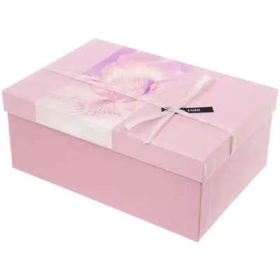 Коробка подарочная «Навсегда» 23*16*9,8 см, Розовый