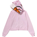 A Bathing Ape Bathing Ape Sweatshirts Cardigan Cotton Moderate No Fleece Lined Regular Sleeve Zip Closure 2m30 215 301 розовый