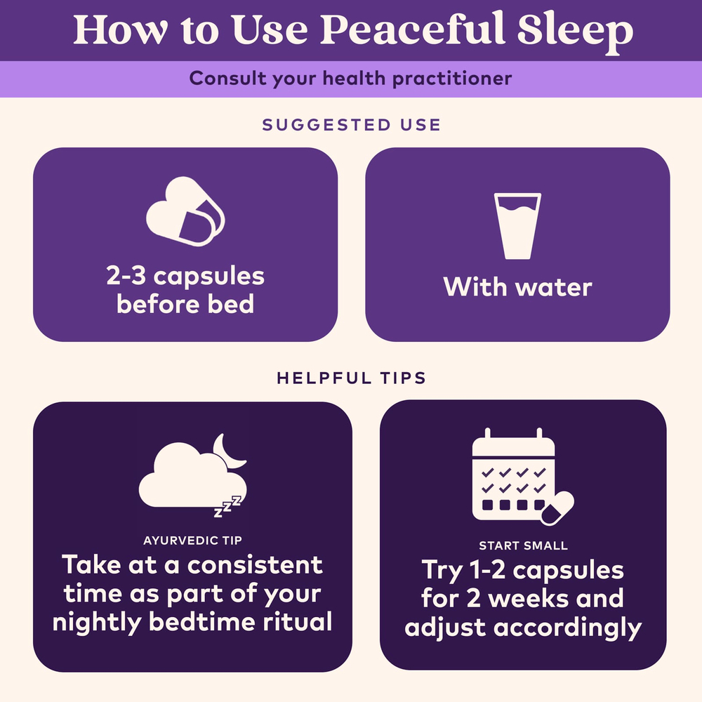 Organic India, Peaceful Sleep®, 90 вегетарианских капсул