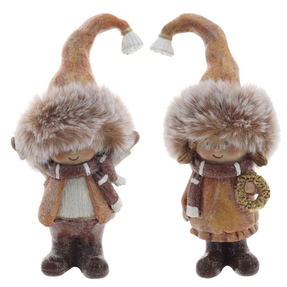 GAEM Фигурка декоративная "Дети", L6 W5 H13 см, 2в.