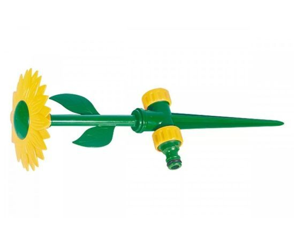 Дождеватель (разбрызгиватель) Подсолнух на пике 33см, пластик (S до 50 м2), E1M