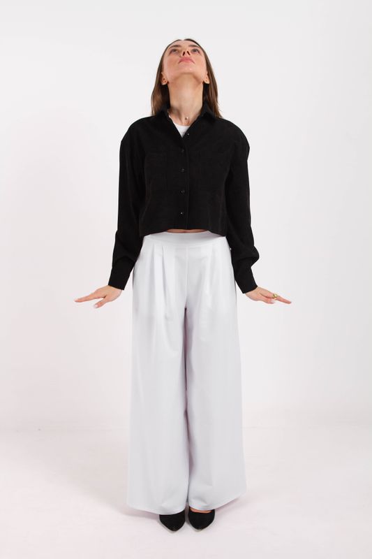 Микровельвет рубашка короткая IMBA