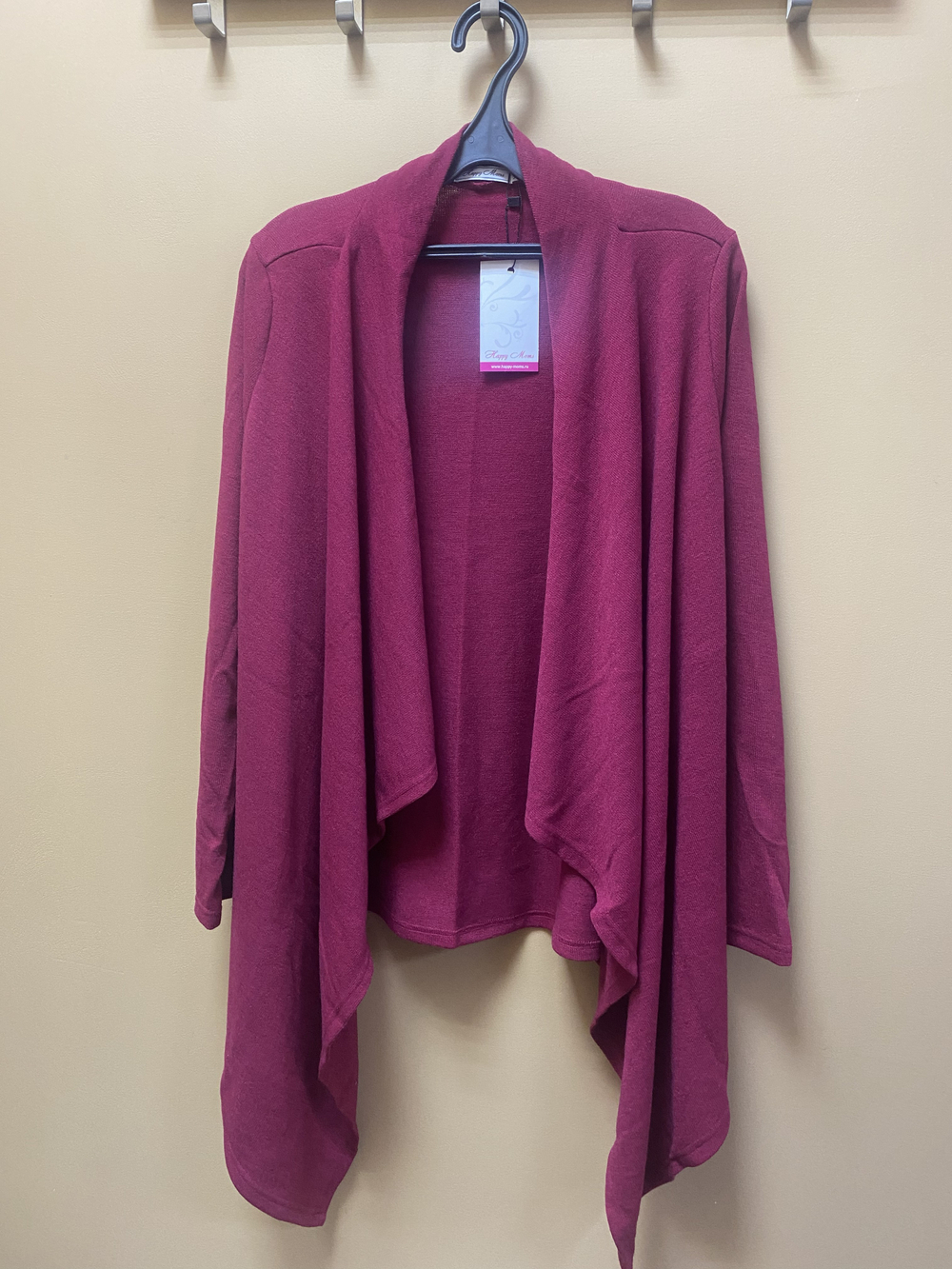 Жакет бардовый , размер 48,50