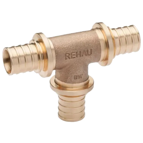 Тройник REHAU равнопроходный 25-25-25 PLATINUM RX, бронза