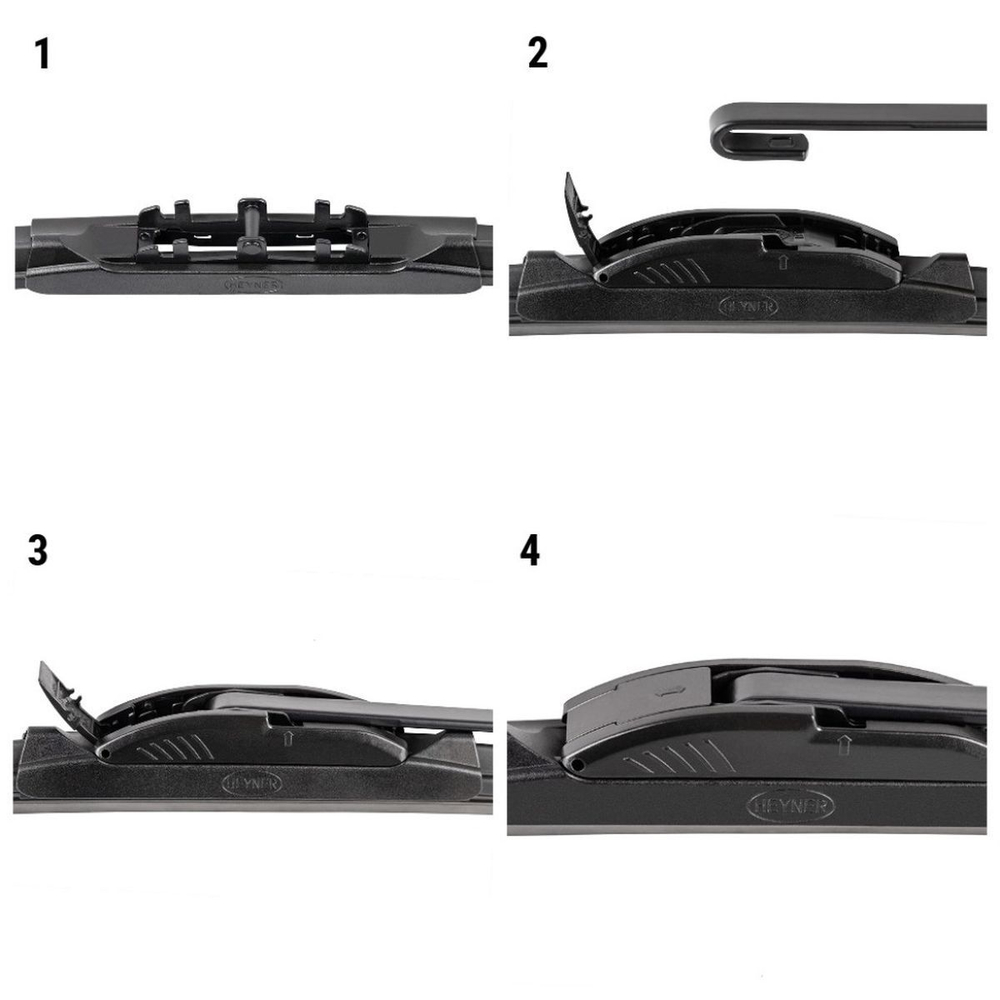 Щетка стеклоочистителя Heyner, Hybrid, гибридная, 65 см/26", 036 000