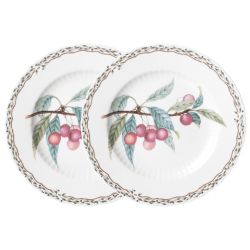НАБОР ТАРЕЛОК ЗАКУСОЧНЫХ LEFARD "FRUIT GARDEN" 2 ШТ. 20,5 СМ (КОР=24НАБ.)
